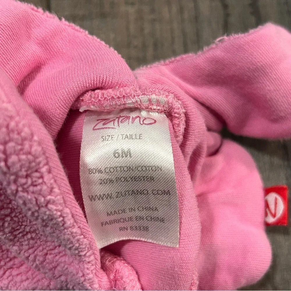 Zutano fleece pink